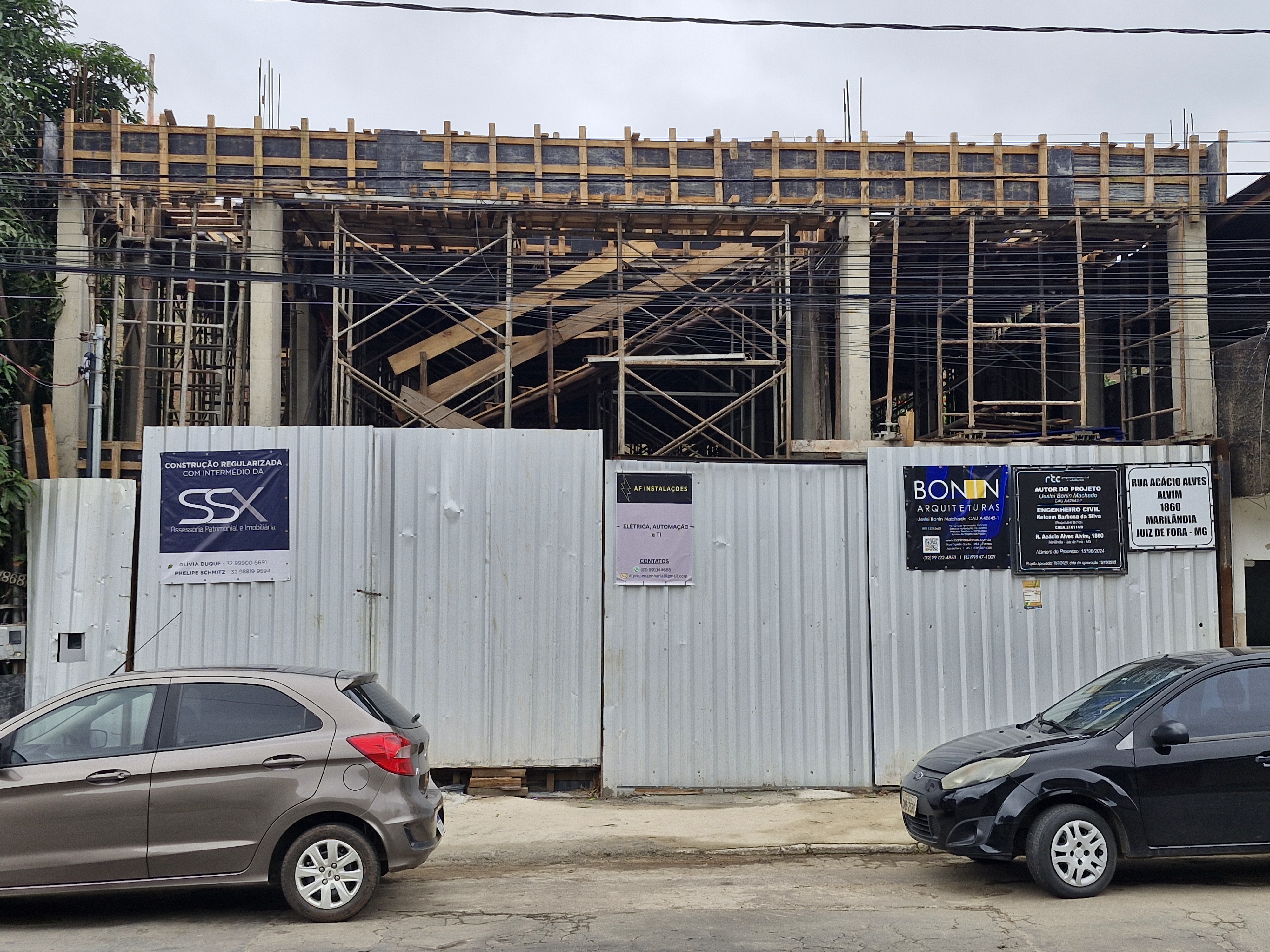 Obra em Marilândia - MG